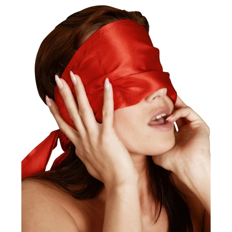 Bad Kitty Bandeau De Bondage En Satin Rouge 1 Bad Kitty Bandeau De Bondage En Satin Rouge