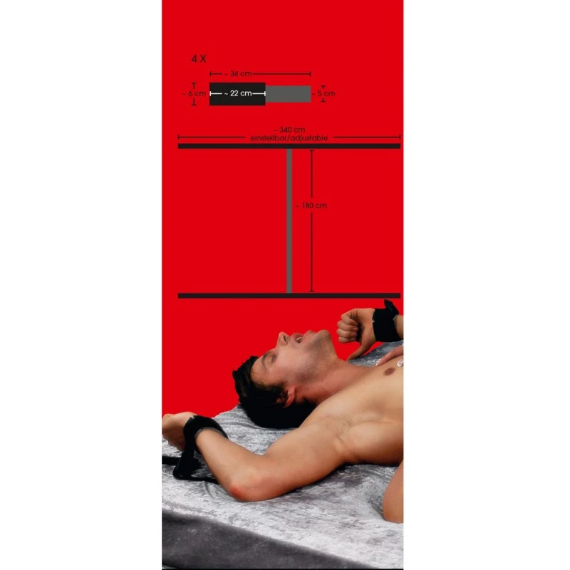 Bad Kitty Attaches De Lit Sans Barreaux Noires 3 Bad Kitty Attaches De Lit Sans Barreaux Noires – Image 3