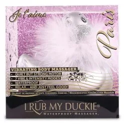 Big Teaze Toys Canard Vibrant Paris Argent -SexToys Soldes Boutique big teaze toys i rub my duckie 20 paris argent 3