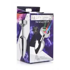Booty Sparks Plug Anal Métal Lumineux Light Up Large -SexToys Soldes Boutique booty sparks light up large anal plug 5