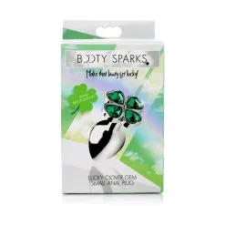 Booty Sparks Plug Anal Métal Bijou Lucky Clover Small 8 Booty Sparks Plug Anal Métal Bijou Lucky Clover Small -SexToys Soldes Boutique booty sparks lucky clover gem small anal plug 3
