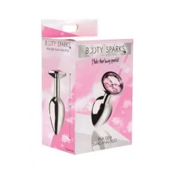 Booty Sparks Plug Anal Bijou Cristal Rose S -SexToys Soldes Boutique booty sparks plug anal bijou cristal rose s 3