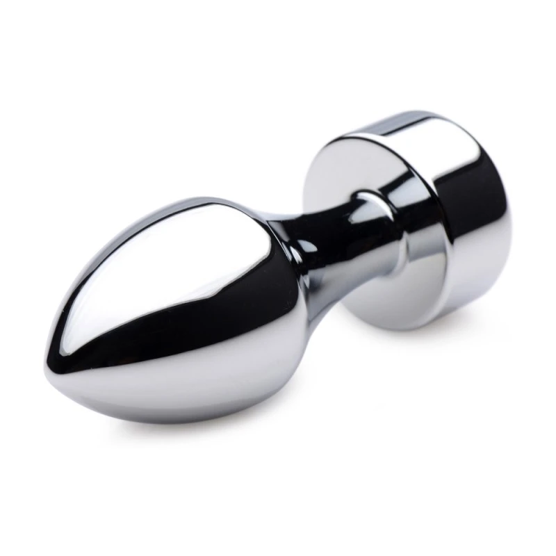 Booty Sparks Plug Anal Métal Weighted Bijou Pink Gem Small 4 Booty Sparks Plug Anal Métal Weighted Bijou Pink Gem Small – Image 4