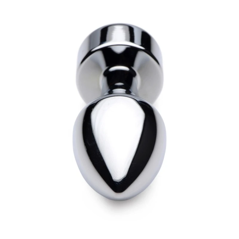 Booty Sparks Plug Anal Métal Weighted Bijou Pink Gem Small 5 Booty Sparks Plug Anal Métal Weighted Bijou Pink Gem Small – Image 5