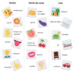 CalExotics Dés Coquins Emojis Coquins Emojigasm 11 CalExotics Dés Coquins Emojis Coquins Emojigasm -SexToys Soldes Boutique calexotics emojigasm dice 5