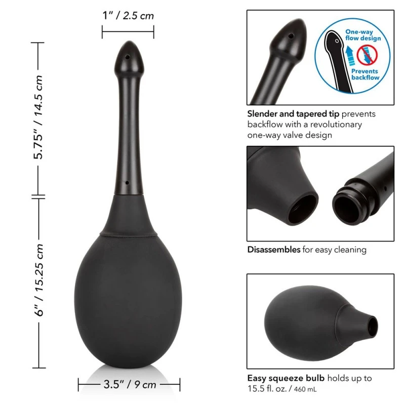 CalExotics Poire à Lavement One Way Valve Douche 5 CalExotics Poire à Lavement One Way Valve Douche – Image 5