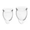 Coupes Menstruelles Satisfyer Feel Confident Blanche