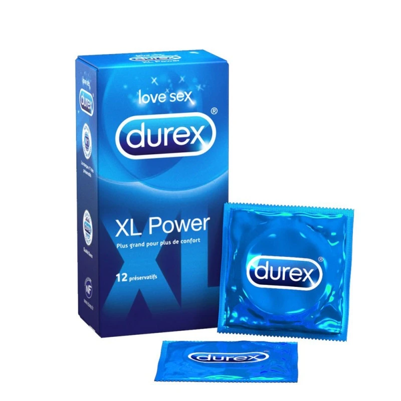 Durex Préservatifs XL Power Boîte De 12 1 Durex Préservatifs XL Power Boîte De 12