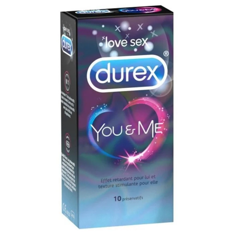 Durex Préservatifs You & Me Boîte De 10 1 Durex Préservatifs You & Me Boîte De 10