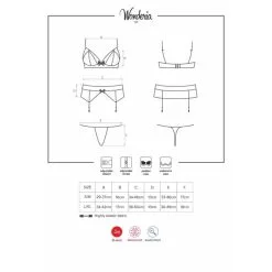 Obsessive Ensemble Wonderia 3 Pièces -SexToys Soldes Boutique ensemble wonderia 3 pieces obsessive 4