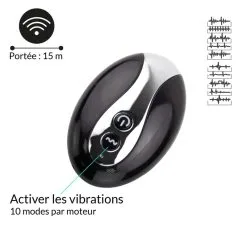 FeelzToys Plug Anal Vibrant Télécommandé Unisexe Black Jamba -SexToys Soldes Boutique feelztoys plug anal black jamba vibrant telecommande 3