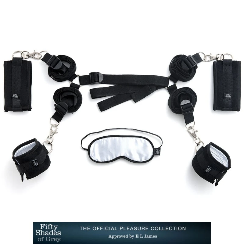 Fifty Shades Of Grey Kit D'Attaches Pour Lit Sans Barreaux Hard Limits 1 Fifty Shades Of Grey Kit D'Attaches Pour Lit Sans Barreaux Hard Limits