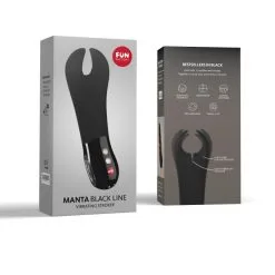 Fun Factory Masturbateur Vibrant Manta Black Line -SexToys Soldes Boutique fun factory manta black line 3