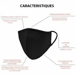 Generique Masque De Protection Noir -SexToys Soldes Boutique generique masque de protection noir 3