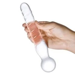 Gläs Gode En Verre Spirale Joystick -SexToys Soldes Boutique glas gode verre spirale joystick 3