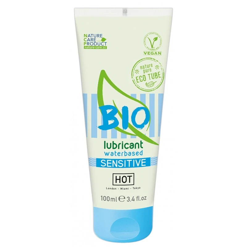 HOT Lubrifiant Eau Bio Sensitive 100 Ml 1 HOT Lubrifiant Eau Bio Sensitive 100 Ml