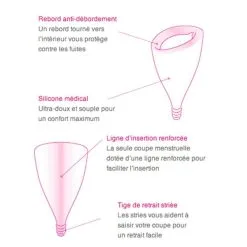 Intimina Lily Cup Taille A Coupe Menstruelle -SexToys Soldes Boutique intimina lily cup coupe menstruelle taille a 3