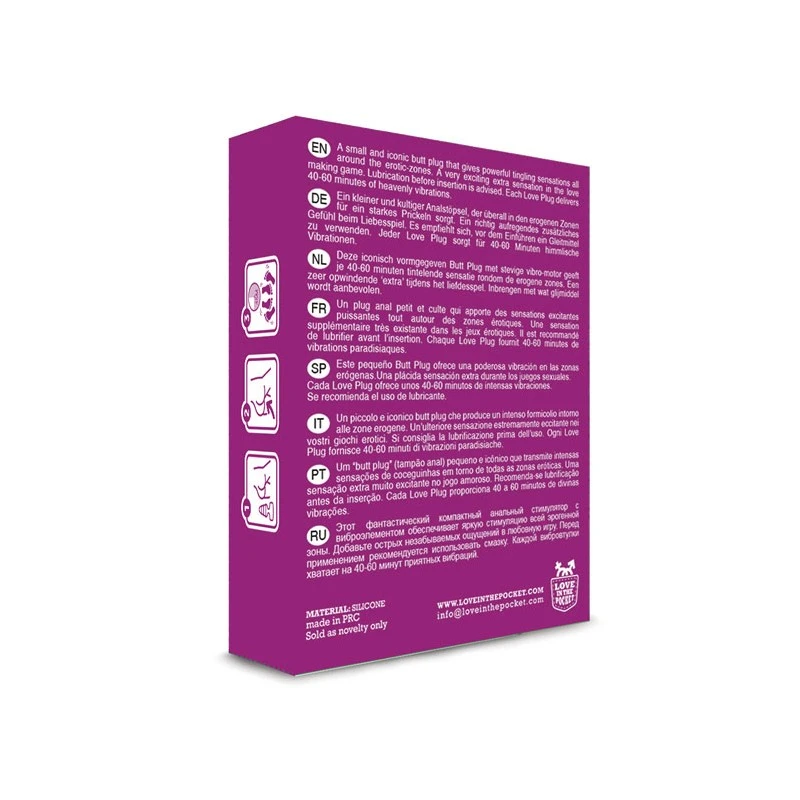 Love In The Pocket Plug Anal Vibrant Love Plug 3 Love In The Pocket Plug Anal Vibrant Love Plug – Image 3