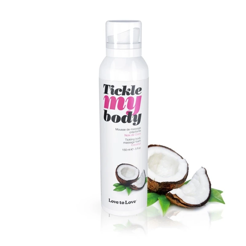 Love To Love Mousse De Massage Crépitante Tickle My Body Noix De Coco 1 Love To Love Mousse De Massage Crépitante Tickle My Body Noix De Coco