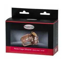 Malesation Cage De Chasteté CB 6000 Small -SexToys Soldes Boutique malesation penis cage silicone small 4