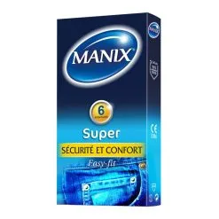 Manix Préservatifs Super Boîte De 6