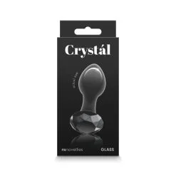 Nsnovelties Plug Anal En Verre Crystal Gem Noir -SexToys Soldes Boutique nsnovelties crystal gem plug anal en verre noir 3