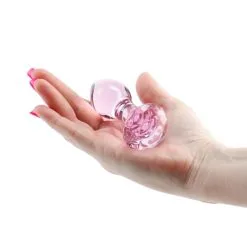 Nsnovelties Plug Anal En Verre Crystal Gem Rose -SexToys Soldes Boutique nsnovelties crystal gem plug anal en verre rose 2