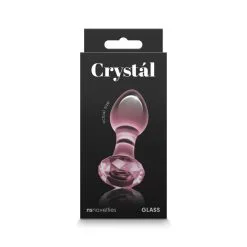 Nsnovelties Plug Anal En Verre Crystal Gem Rose -SexToys Soldes Boutique nsnovelties crystal gem plug anal en verre rose 3