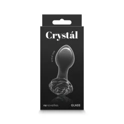 Nsnovelties Plug Anal En Verre Crystal Noir -SexToys Soldes Boutique nsnovelties crystal plug anal en verre noir 3