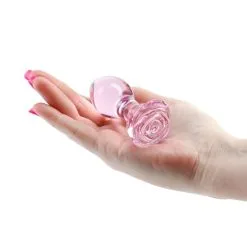 Nsnovelties Plug Anal En Verre Crystal Rose -SexToys Soldes Boutique nsnovelties crystal plug anal en verre rose 2
