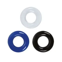 Nsnovelties Lot De 3 Cockrings Renegade Stamina Rings