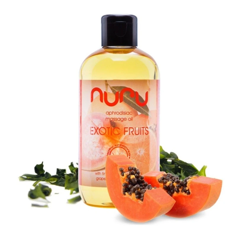 Huile De Massage Aphrodisiaque Sensual Nuru Fruits Exotiques 250 Ml 1 Huile De Massage Aphrodisiaque Sensual Nuru Fruits Exotiques 250 Ml