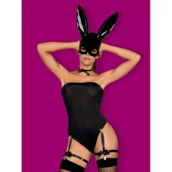 Obsessive Costume Bunny 4 Pièces Noir 11 Obsessive Costume Bunny 4 Pièces Noir -SexToys Soldes Boutique obsessive costume bunny 4 pieces noir 5