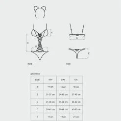 Obsessive Costume Gepardina Noir 11 Obsessive Costume Gepardina Noir -SexToys Soldes Boutique obsessive costume gepardina noir 5