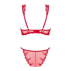 Obsessive Ensemble 2 Pièces Lonesia Dentelle Rouge -SexToys Soldes Boutique obsessive ensemble 2 pieces lonesia dentelle rouge 3
