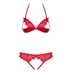 Obsessive Ensemble 2 Pièces Ouvert 870-SEC-3 Rouge -SexToys Soldes Boutique obsessive ensemble 2 pieces ouvert 870 sec 3 rouge 2