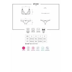 Obsessive Ensemble 2 Pièces Ouvert 870-SEC-3 Rouge -SexToys Soldes Boutique obsessive ensemble 2 pieces ouvert 870 sec 3 rouge 4