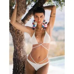 Obsessive Maillot De Bain 2 Pièces Blancossa Blanc Brillant -SexToys Soldes Boutique obsessive maillot de bain 2 pieces blancossa blanc 4