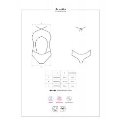 Obsessive Maillot De Bain Acantila Noir -SexToys Soldes Boutique obsessive maillot de bain acantila noir 4