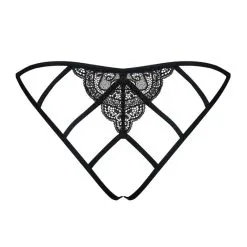 Obsessive Culotte Ouverte Miamor -SexToys Soldes Boutique obsessive miamor crotchless panties 3