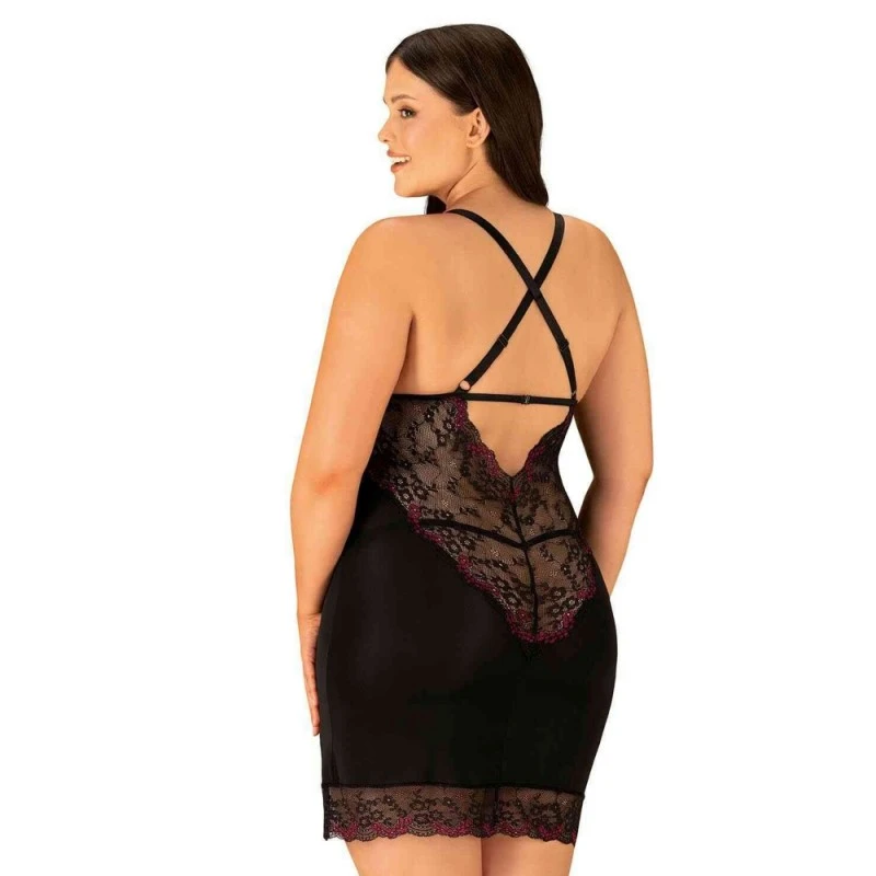 Obsessive Nuisette Vanessme Dentelle Florale Noire GT 3 Obsessive Nuisette Vanessme Dentelle Florale Noire GT – Image 3