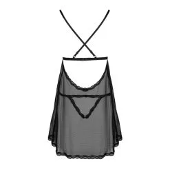 Obsessive Nuisette Babydoll Sedila Dentelle Noire -SexToys Soldes Boutique obsessive sedila nuisette babydoll dentelle noire 2