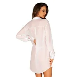 Obsessive Chemise Stellya Maille Blanche 7 Obsessive Chemise Stellya Maille Blanche -SexToys Soldes Boutique obsessive stellya chemise transparente maille blanche 2