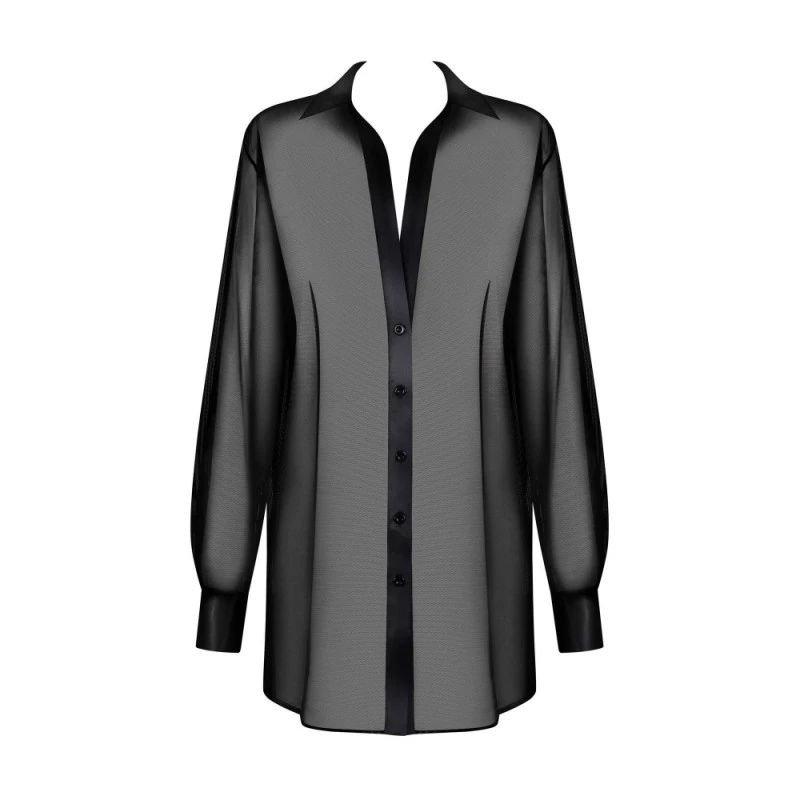 Obsessive Chemise Stellya Maille Noire 2 Obsessive Chemise Stellya Maille Noire – Image 2