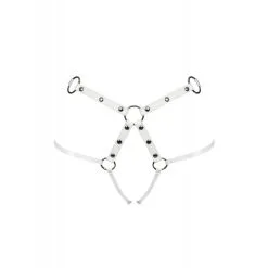 Obsessive String & Harnais A758 Blanc GT