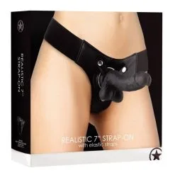 Ouch! Gode Ceinture Réaliste Cuir 18 Cm -SexToys Soldes Boutique ouch realiste gode ceinture cuir 18 cm 2