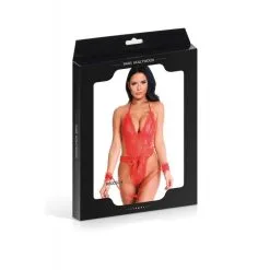 PARIS HOLLYWOOD Body & Menottes En Dentelle Rouge -SexToys Soldes Boutique paris hollywood body menottes en dentelle rouge 2