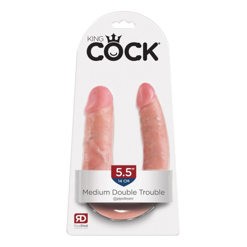 Pipedream Double Dong Medium Double Trouble King Cock 1 Pipedream Double Dong Medium Double Trouble King Cock