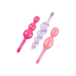 Kit 3 Satisfyer Plugs Anal Booty Call Colored -SexToys Soldes Boutique satisfyer booty call colored 2