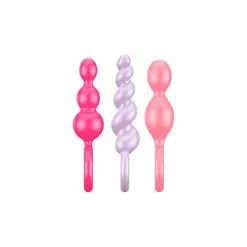 Kit 3 Satisfyer Plugs Anal Booty Call Colored -SexToys Soldes Boutique satisfyer booty call colored 3